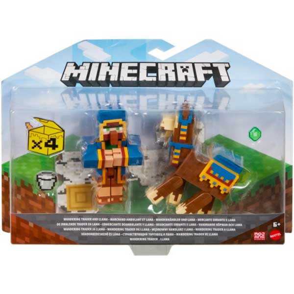 Minecraft Vanilla Pack 2 Figuras Articuladas Comandante y Llama - Imatge 1