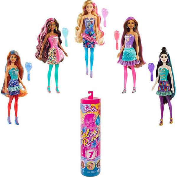 Barbie Nina Color Reveal Festa W4 - Imatge 1