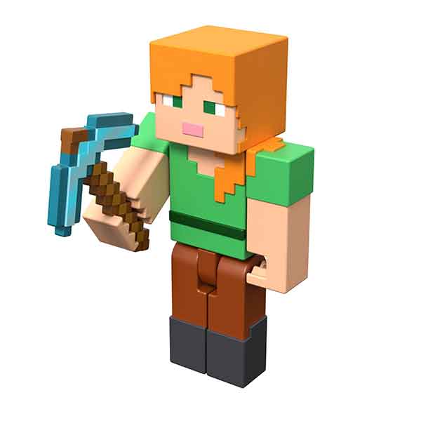 Minecraft Figura Alex 8cm - Imagem 1
