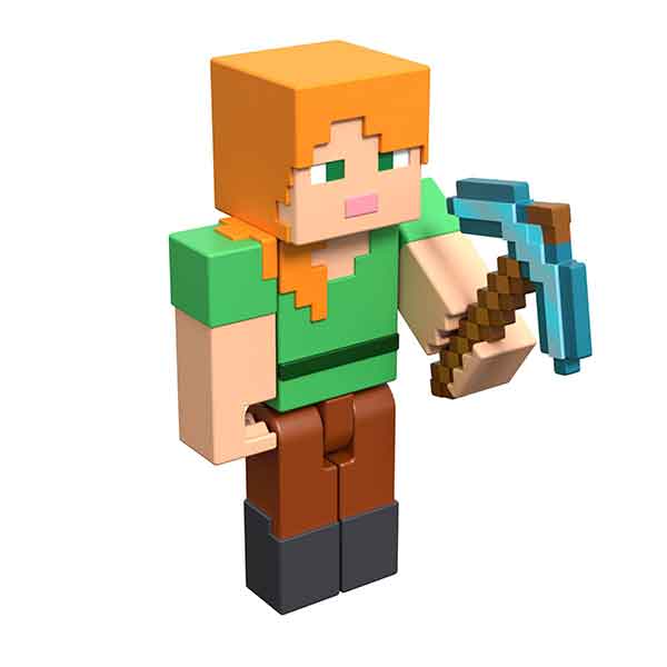 Minecraft Figura Alex 8cm - Imagem 3