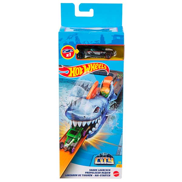 Hot Wheels Lanzador Shark Launcher - Imagen 1
