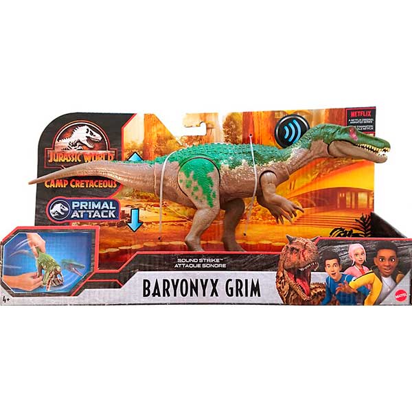 Jurassic World Figura Dinossauro Baryonyx Grim Sons - Imagem 5
