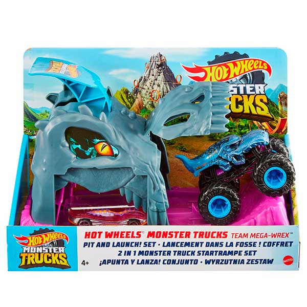 Hot Wheels Monster Trucks Lanzador Mega-Wrex - Imatge 4