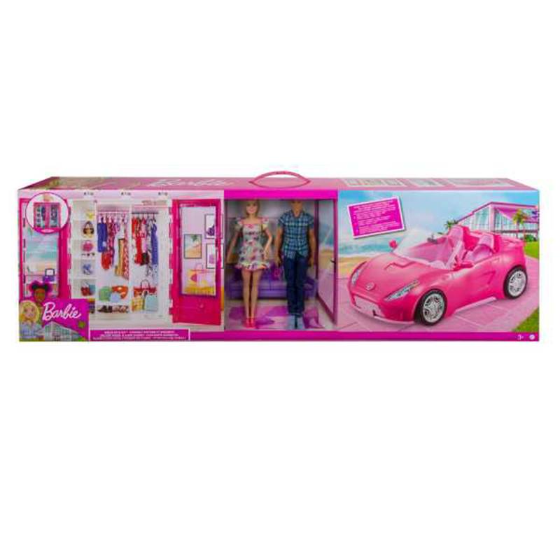 Barbie Pack Boneca com Ken, veículo e acessórios - Imagem 