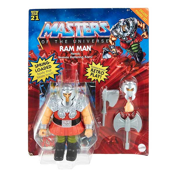 Masters of the Universe Figura Ram-Man Deluxe - Imagem 2