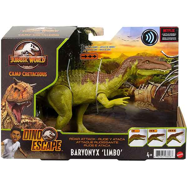 Jurassic World Figura Dinossauro Baryonix Limbo Sounds - Imagem 2