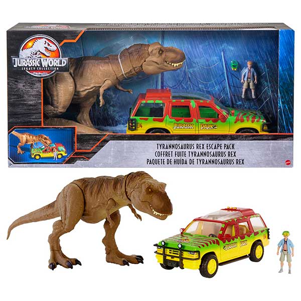Jurassic World Pack T-Rex i Vehicle - Imatge 1