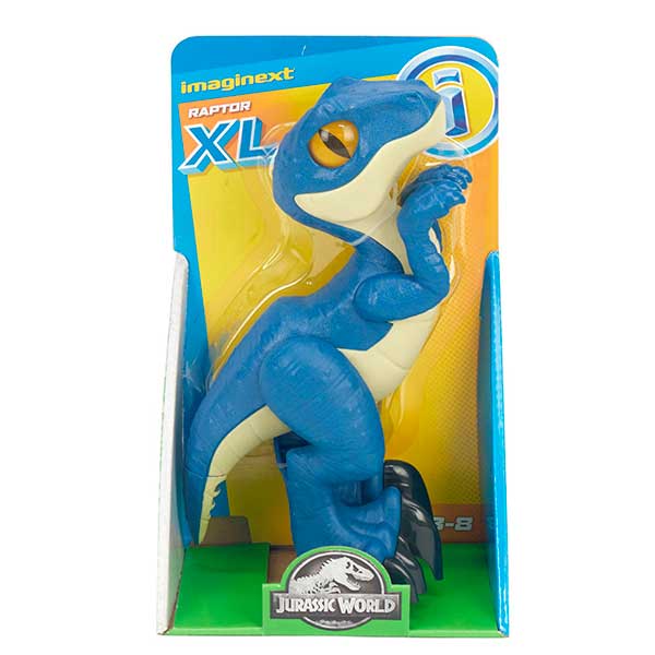 Imaginext Figura Dinosaurio Raptor XL 23cm - Imagen 4