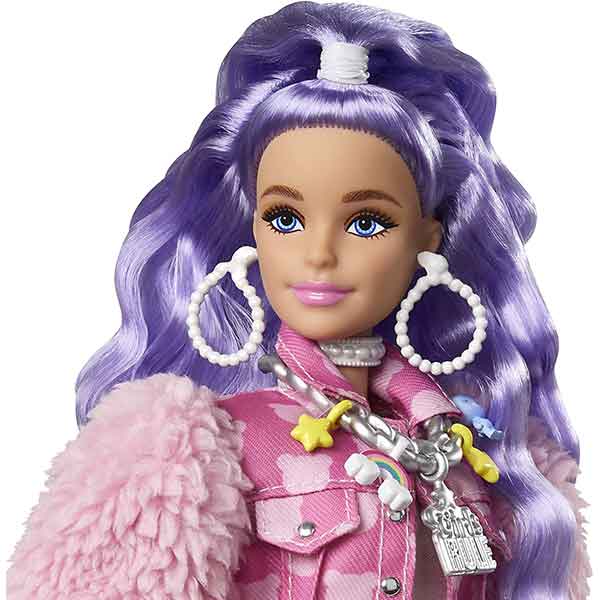 Barbie Extra Muñeca con pelo púrpura - Imagen 1