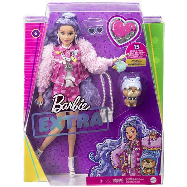 Barbie Extra Muñeca con pelo púrpura - Imagen 2
