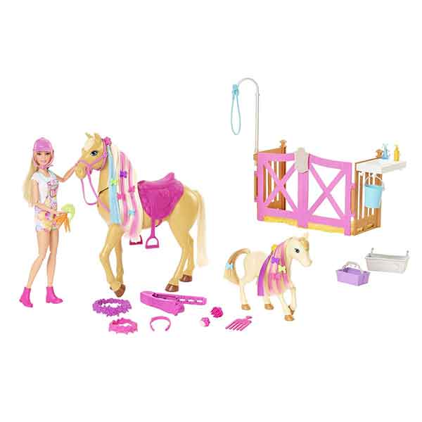 Barbie Boneca com Cavalo e Pônei - Imagem 1
