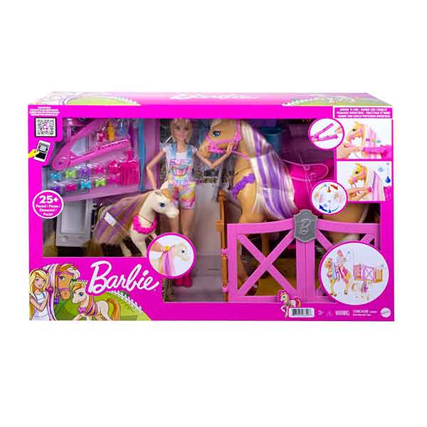 Barbie Muñeca con Caballo y Pony - Imagen 5