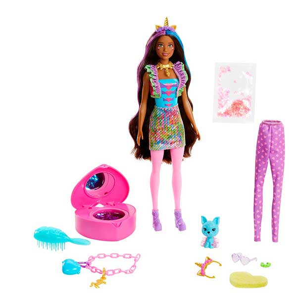 Barbie Color Reveal Unicorn - Imagem 1