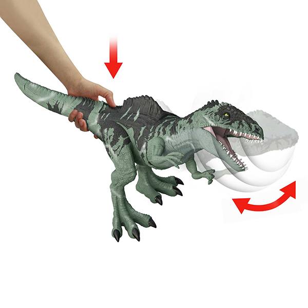 Jurassic World Dominion Strike N' Roar Figura Dinosaurio Giganotosaurus gigante 50cm - Imatge 2