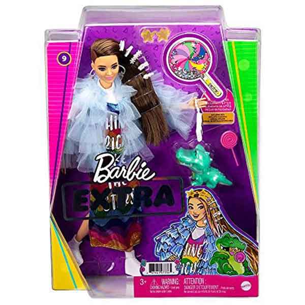 Barbie Extra Muñeca Vestido Arcoiris - Imagen 1