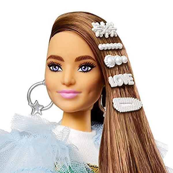 Barbie Extra Muñeca Vestido Arcoiris - Imagen 3