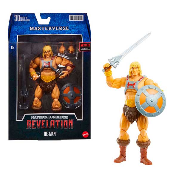 Masters del Universo Revelacion Figura He-Man 18cm