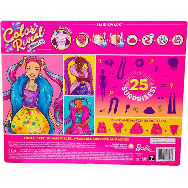 Barbie Color Reveal Peinados Cupcake - Imatge 1