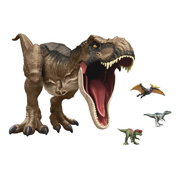 Jurassic World Figura Dinossauro T-Rex Super Colosal 90cm - Imagem 3