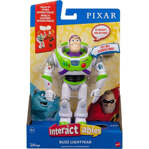 Toy Story Buzz Lightyear Parlanchín Interactivo 18cm - Imagen 1