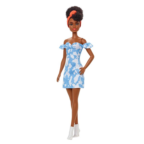 Barbie Fashionista Muñeca Vestido vaquero decolorado - Imagen 1