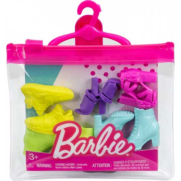 Barbie Pack 5 pares de Zapatos - Imagen 1