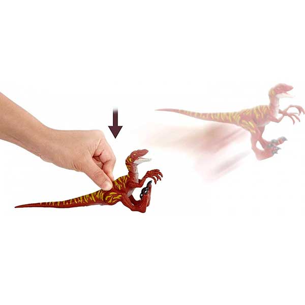 Jurassic World Figura Dinossauro Velociraptor Jumping - Imagem 3