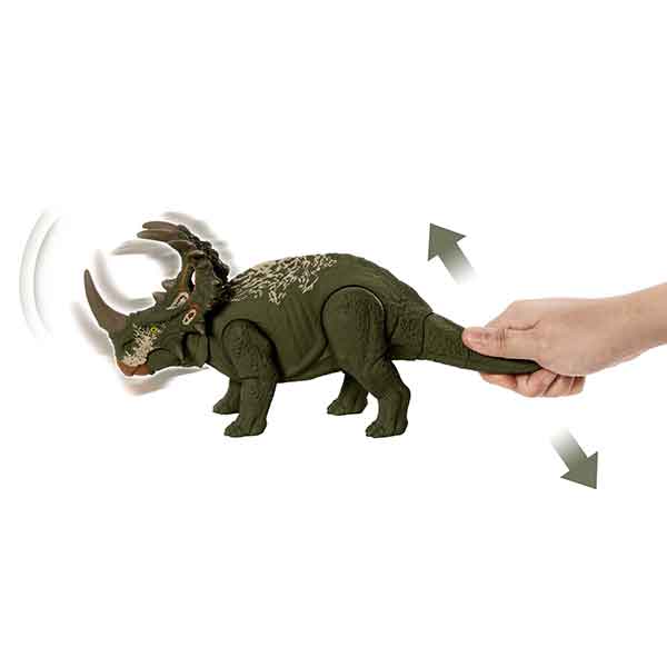 Jurassic World Figura Dinosaurio Sinoceratops Ruge y Ataca - Imagen 2