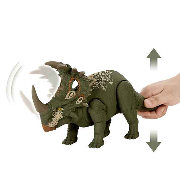 Jurassic World Figura Dinossauro Sinoceratops Rugidos e Ataques - Imagem 3