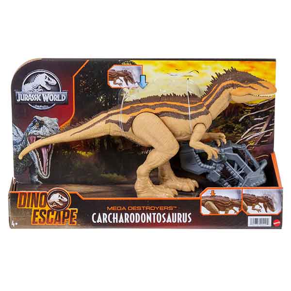 Jurassic World Figura Dinossauro Carcharodontosaurus Mega Destructores - Imagem 5