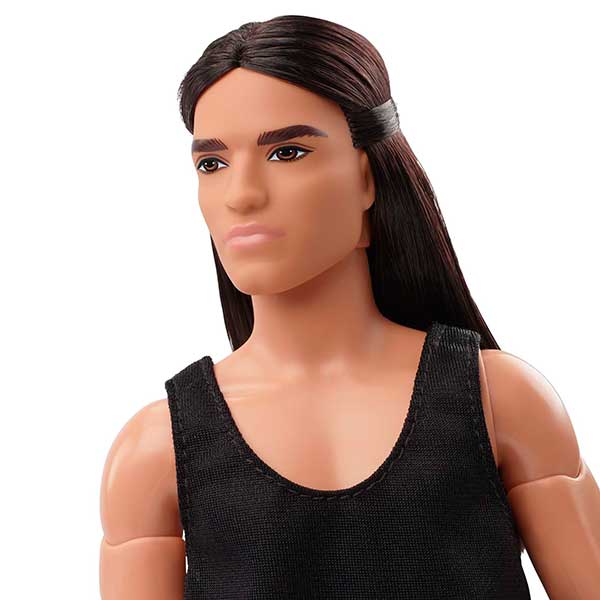 Barbie Signature Looks Ken Muñeco con pelo largo - Imagen 1
