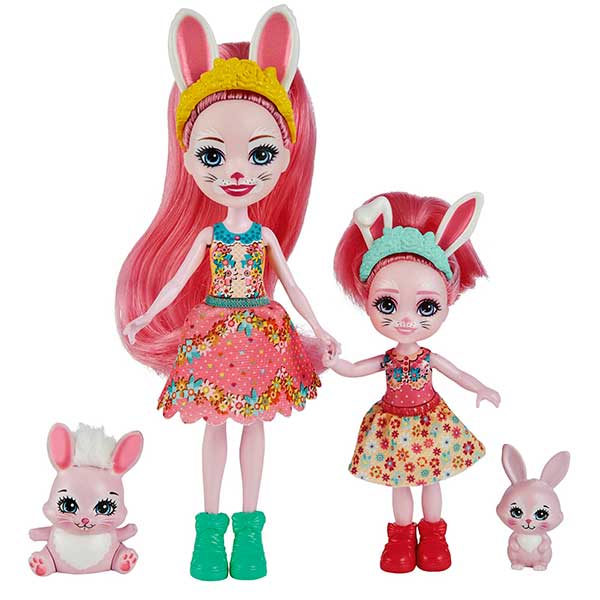 Enchantimals Irmãs Bonecas Bree e Bedelia Bunny - Imagem 1