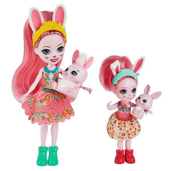 Enchantimals Hermanas Muñecas Bree y Bedelia Bunny - Imagen 4
