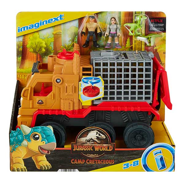 Imaginext Jurassic Cretaceous Camp Truck - Imagem 6