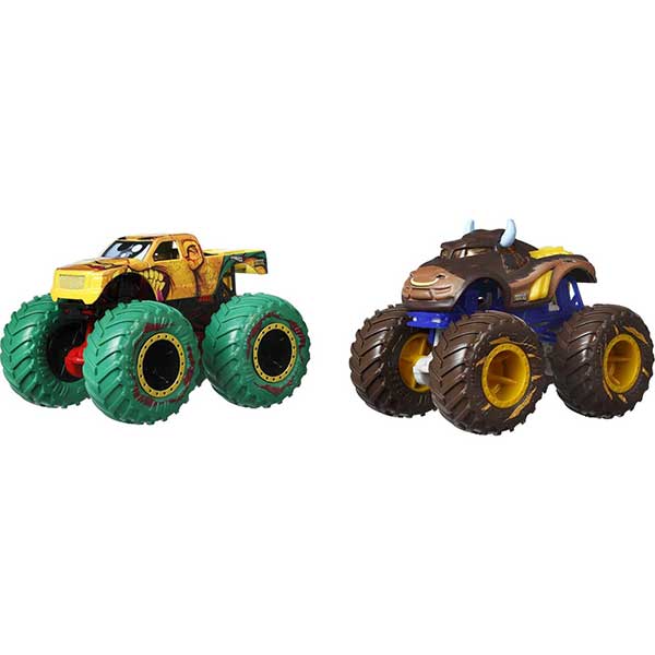 Hot Wheels Pack 2 Monsters Trucks #2 - Imagem 1