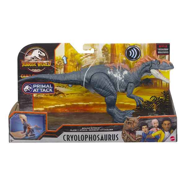 Jurassic World Figura Dinossauro Cryolophosaurus Rugidos e Ataques - Imagem 4