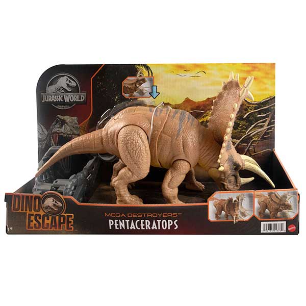 Jurassic World Figura Dinosaurio Pentaceratops Escapista - Imagen 5