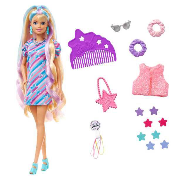 Barbie Totally Cabelo Extra Longo Estrela - Imagem 1