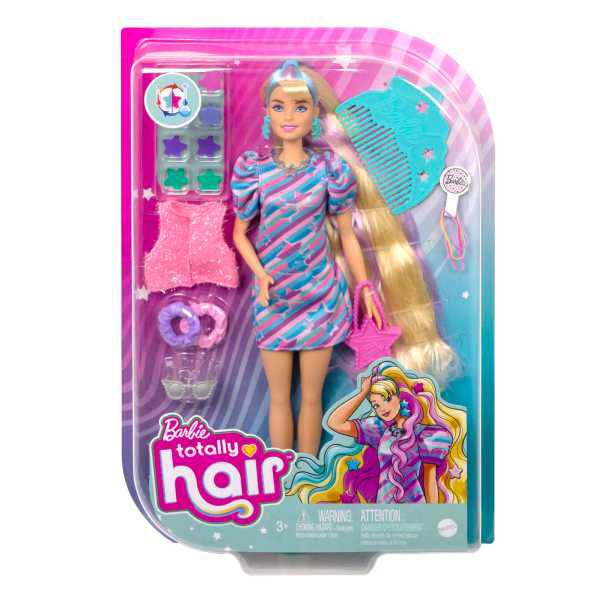 Barbie Totally Hair Pelo extralargo Estrella - Imagen 1