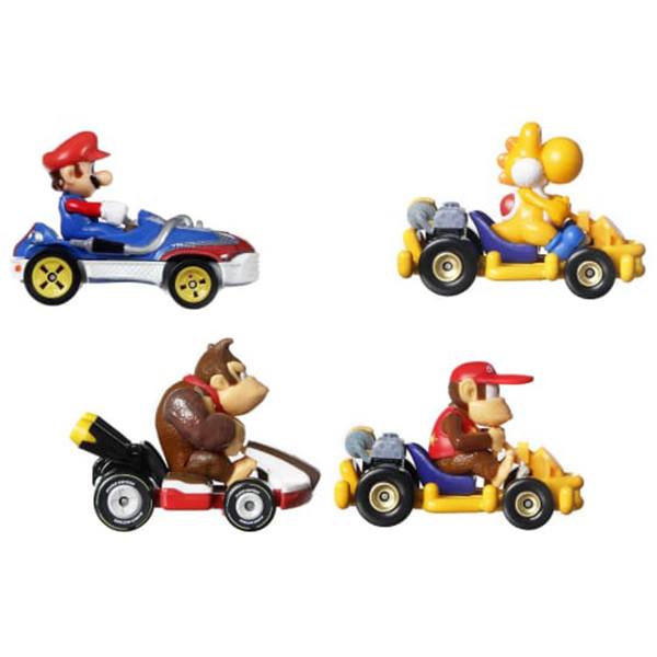 Hot Wheels Mario Kart Pack 4 coches - Imagen 1