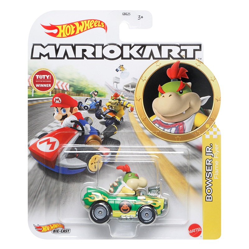 Hot Wheels Mario Kart Coche Bowser Jr - Imagen 3