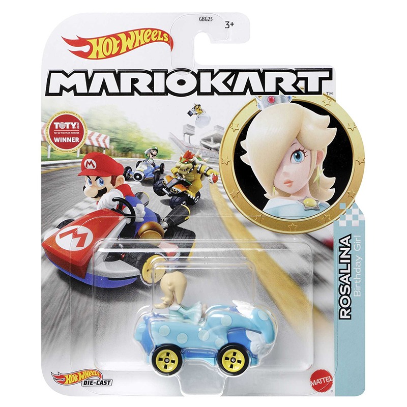 Hot Wheels Mario Kart Coche Rosalina - Imagen 3