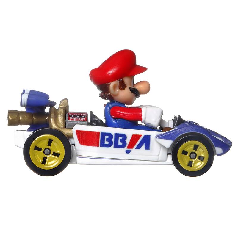 Hot Wheels Mario Kart Coche Mario - Imagen 1