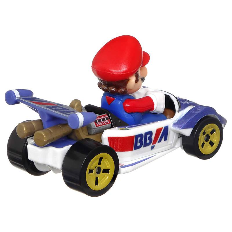 Hot Wheels Mario Kart Coche Mario - Imagen 2
