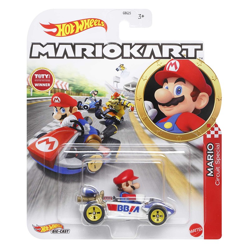 Hot Wheels Mario Kart Coche Mario - Imagen 3