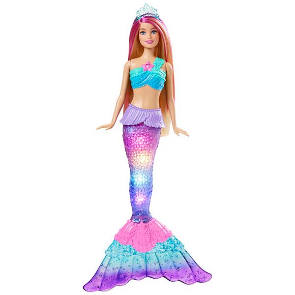 Barbie Dreamtopia Malibú Sirena con luces de colores