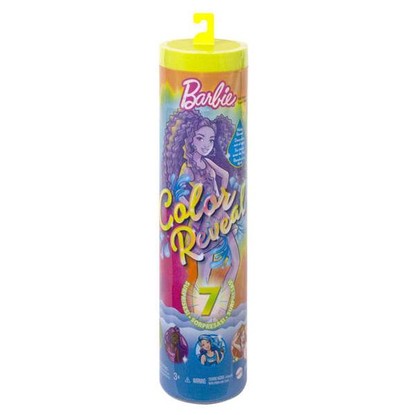 Barbie Color Reveal Boneca Series Neon Tie-Dye - Imagem 1