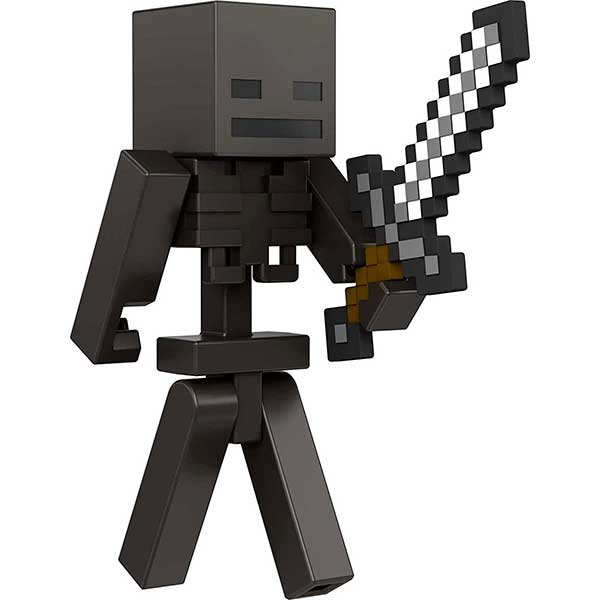 Minecraft Figura Articulada Wither Skeleton - Imagem 1