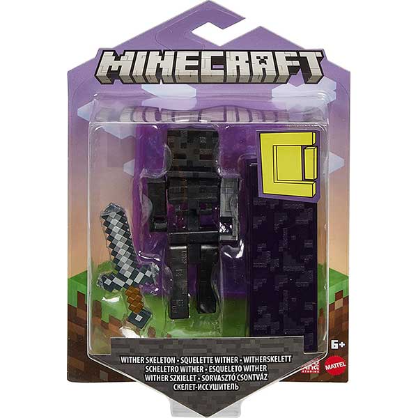 Minecraft Figura Articulada Wither Skeleton - Imagen 1