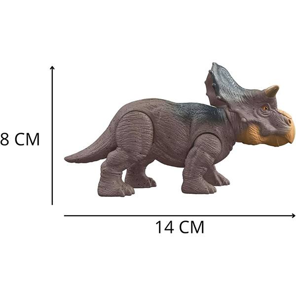 Jurassic World Figura Dinossauro Nasutoceratops Fierce - Imagem 2